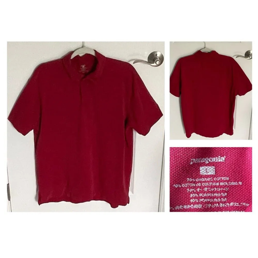 Patagonia Red Short Sleeve Polo Shirt 29530